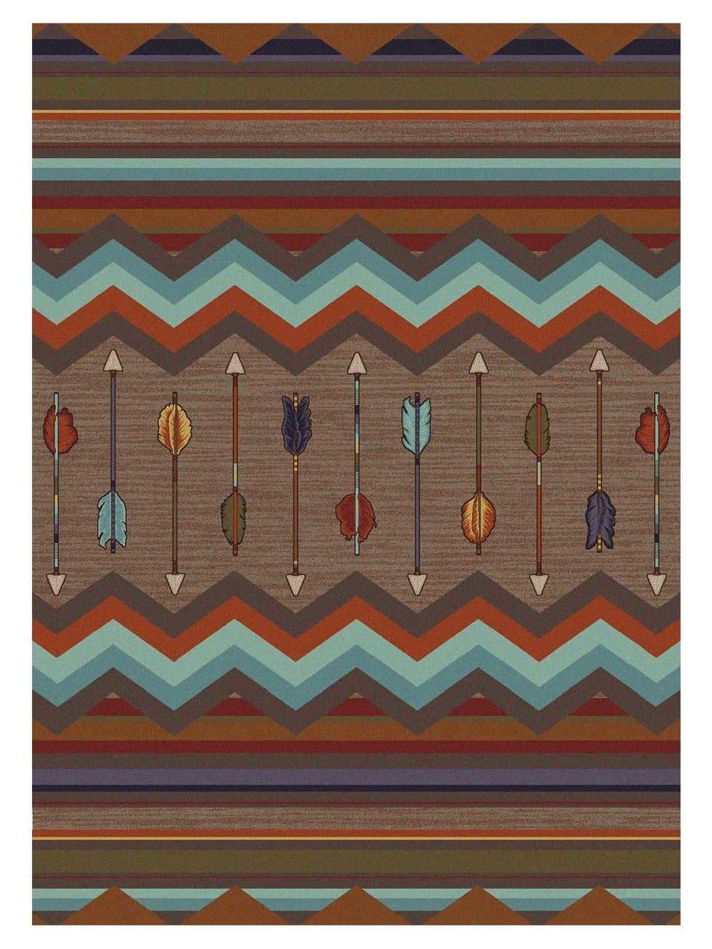 Cresting Fletcher Arrow Rugs - Your Western Decor, LLC