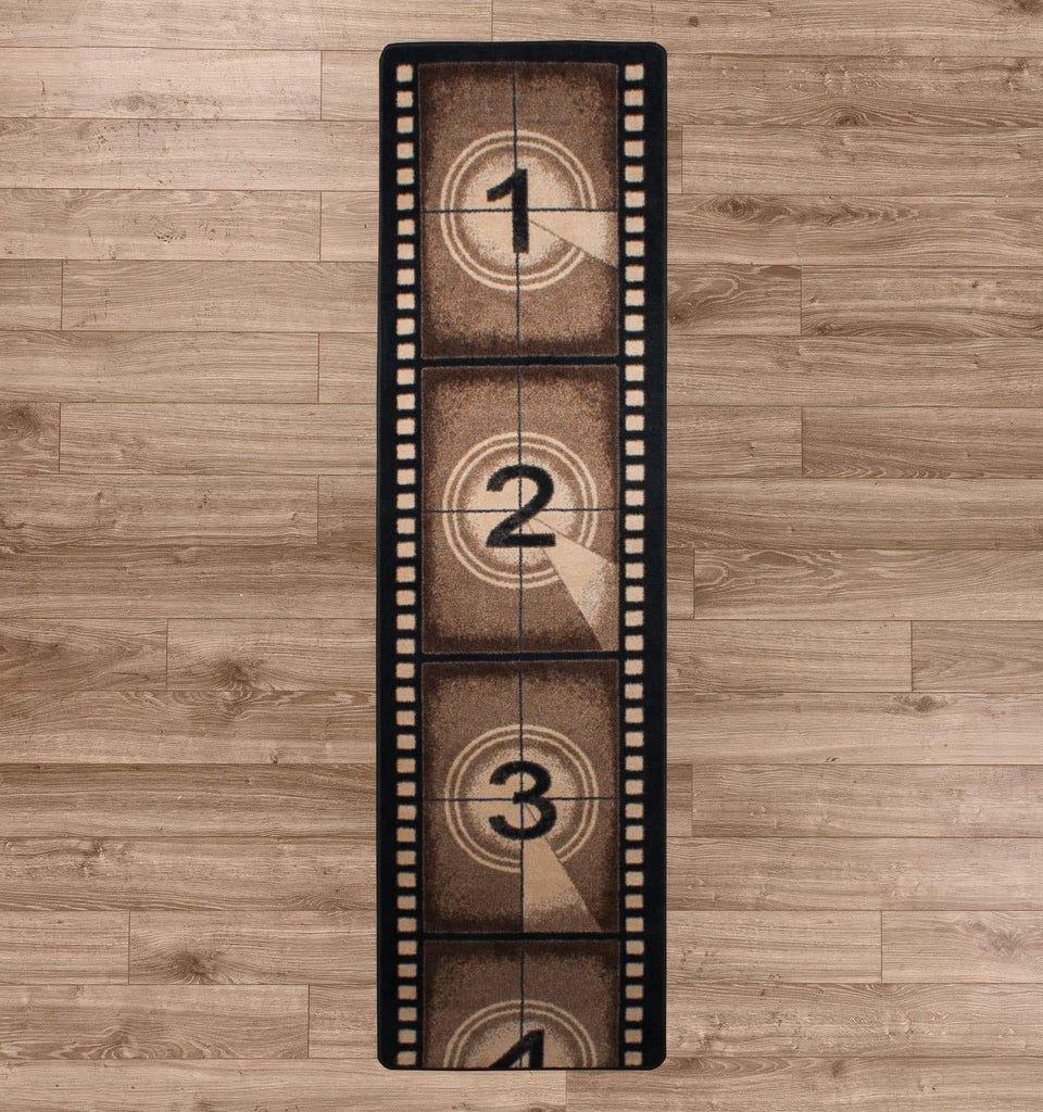 Novelty Rugs - Filmstrip Cinema Floor Runner - Your Western Decor