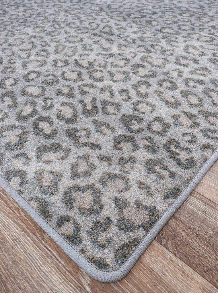 Snow Leopard Rug - Natural - Made in the USA - Your Western Decor, LLC