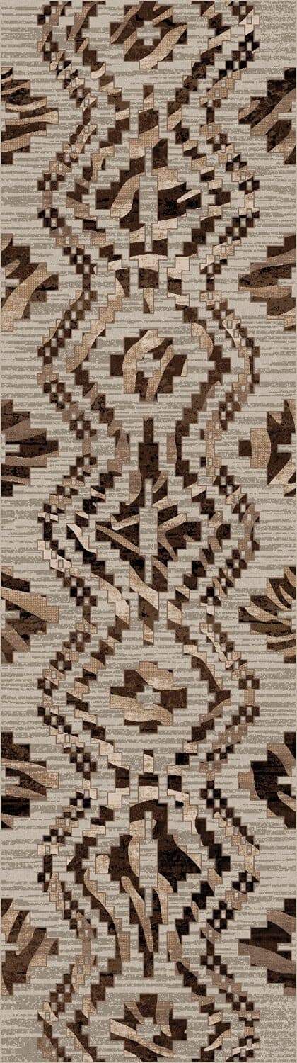 Modern zebra print area rug. Made in the USA. Your Western Decor