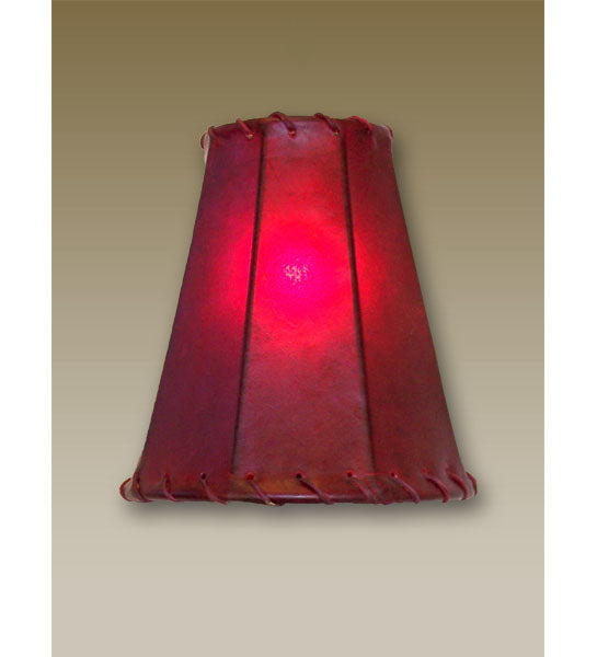 10" Pyramid Raw Hide Lamp Shade - Your Western Decor
