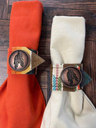 Feather Sunset Serape Napkin Rings - Your Western Decor