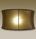 22" Cylinder Raw Hide Lamp Shade Light Brown - Your Western Decor