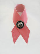 Cancer Awareness Leather Napkin Rings - Handmade by Your Western Decor in Oregon