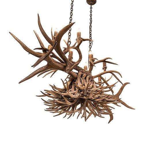 American made large oblong Luxury antler chandelier - Your Western Decor