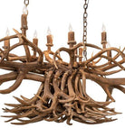 American made large oblong antler luxury chandelier - Your Western Decor