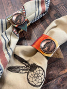 Feather Sunset Serape Napkin Rings - Your Western Decor