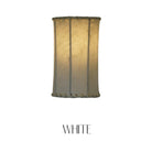 Dyed Rawhide Lamp Shade White - Your Western Decor