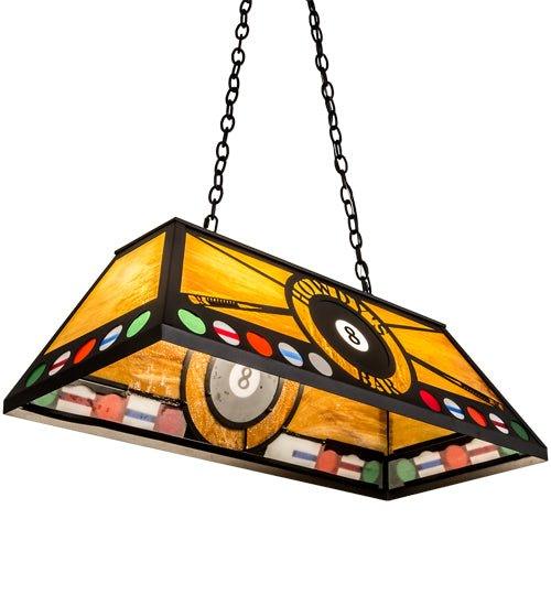 Customizable Oblong Pool Table Pendant Light made in the USA -  Your Western Decor