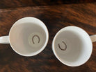 Horseshoes inside western coffee mugs - Your Western Decor