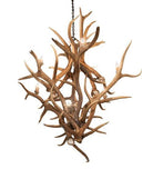 8-Light Elk & Mule Deer Antler Chandelier made in the USA - Your Western Decor