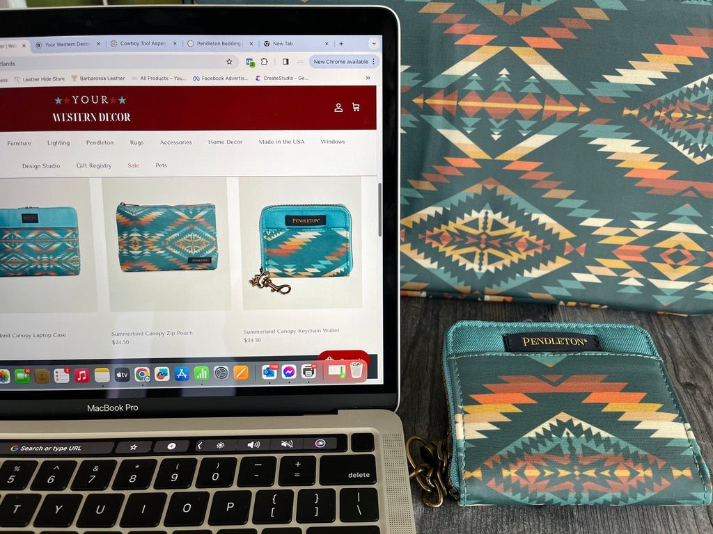 Pendleton Summerland Canopy Laptop Case and Keychain Wallet - Your Western Decor