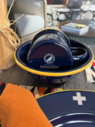 Navy Cross Enamelware Pendleton Dinnerware - Your Western Decor