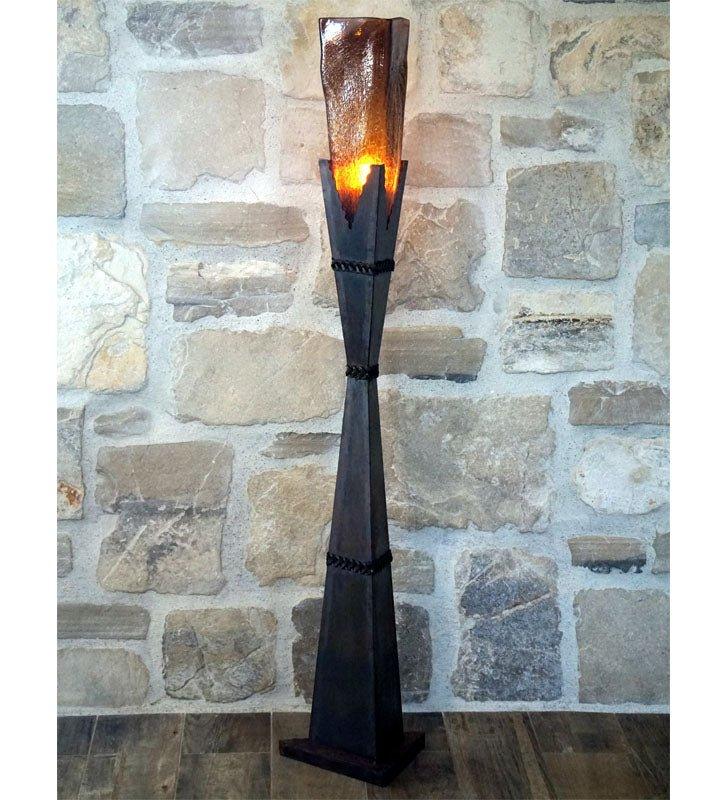 Rustic Dorado Floor Lamp amber - Your Western Decor