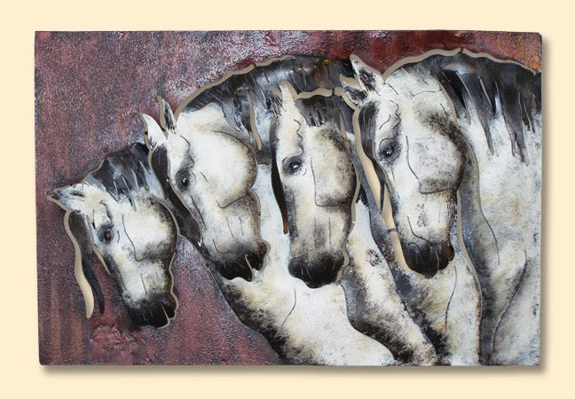 Plasma cut Andalusian Metal Horse Art - Your Western Decor