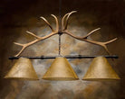 Antler Shed Island Pendant Light with Paper Shades - Your Western Decor