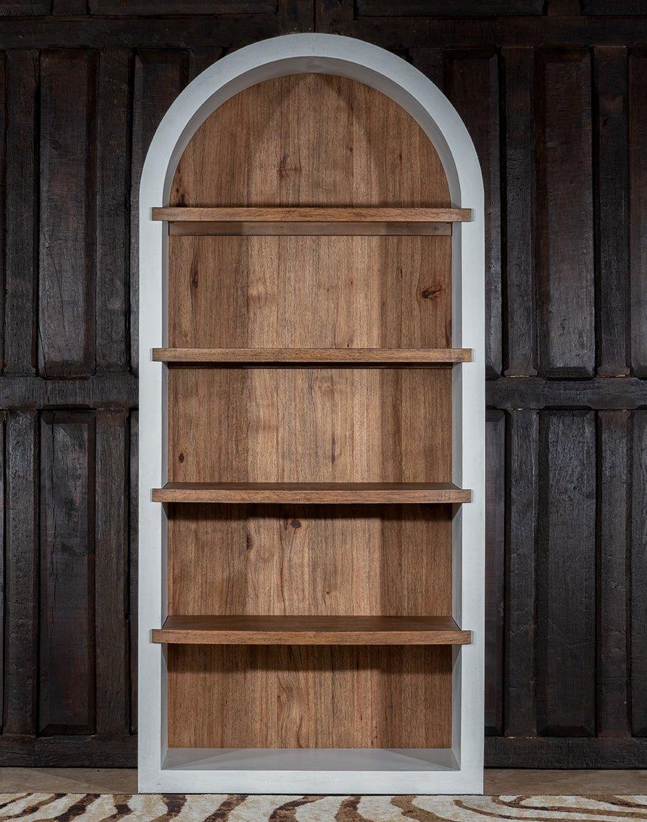 Arched Hickory Bookcase - Your Western Decor