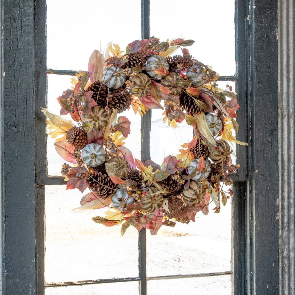 Autumn Farmhouse Wreath - Your Western Decor