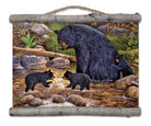 Bear Family Canvas Wall Scroll - Your Western Decor