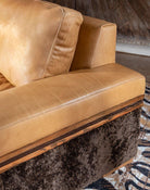 American Made Beaumont Leather Sofa - Your Western Decor