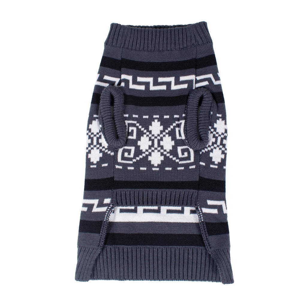 Big LeBarkski Westerley Grey Knitted Dog Sweater - Your Western Decor