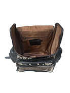 Black Leather & Concho Cowhide Backpack - Your Western Decor