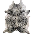 Black White Salt & Pepper Cowhide Rug | Your Western Decor