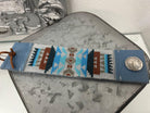 Blue Pendleton Blanket Beaded Bracelet - Your Western Decor