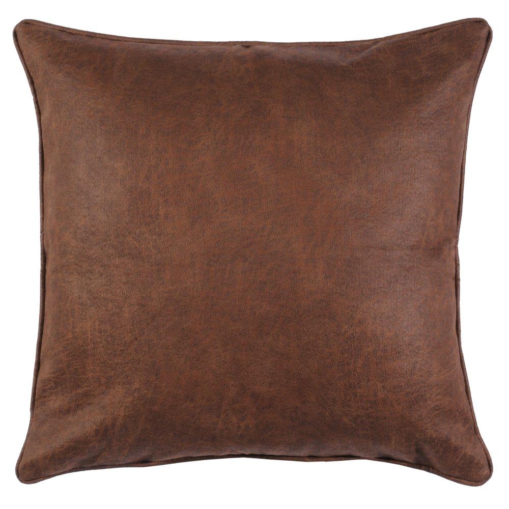 Bourbon Faux Leather Euro Sham - Made in the USA - Your Western Decor