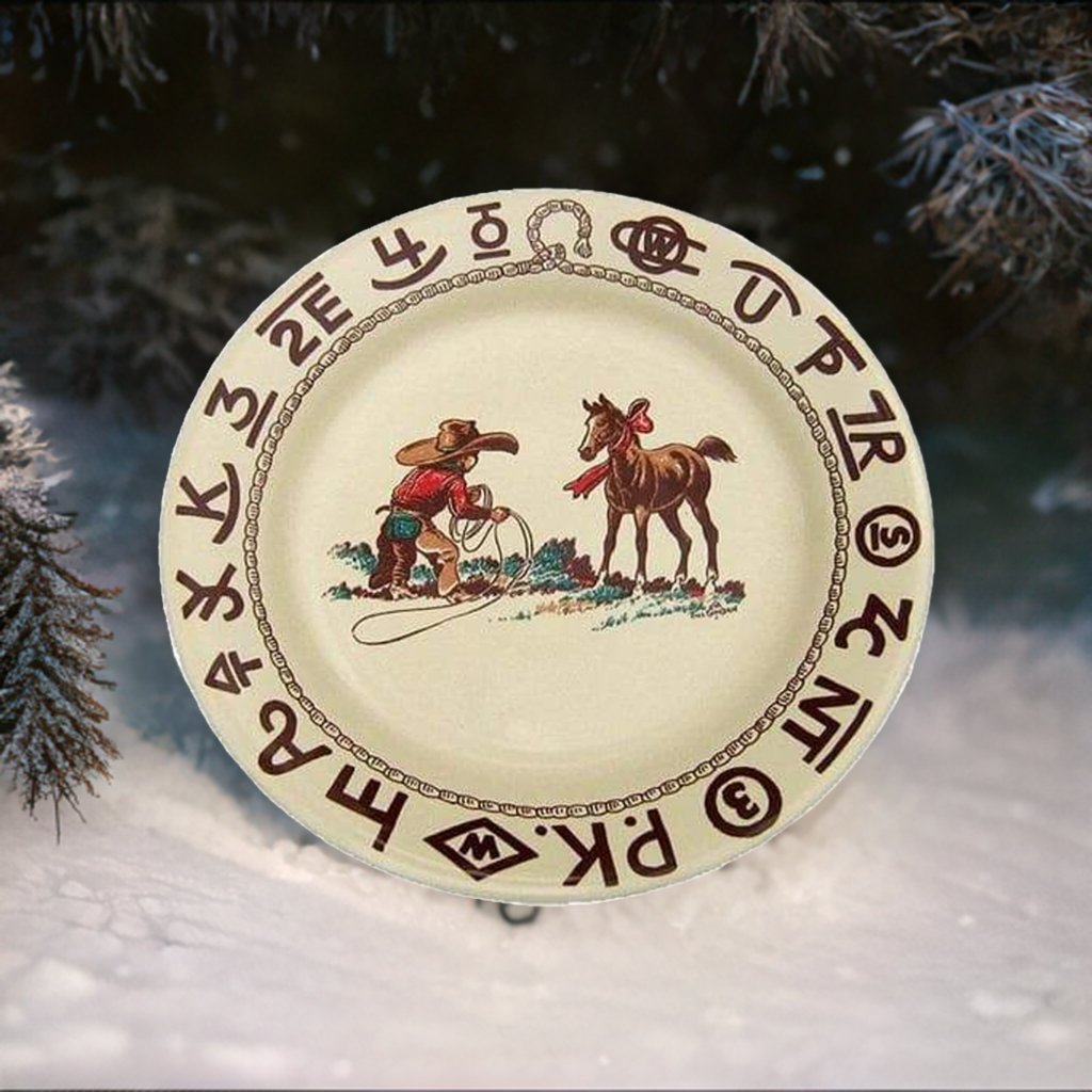 Til Goodan Christmas Lunch Plate made in the USA - Your Western Decor