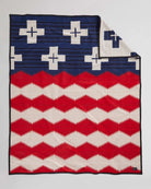 Pendleton Brave Star Twin Blanket in red, white, and blue 