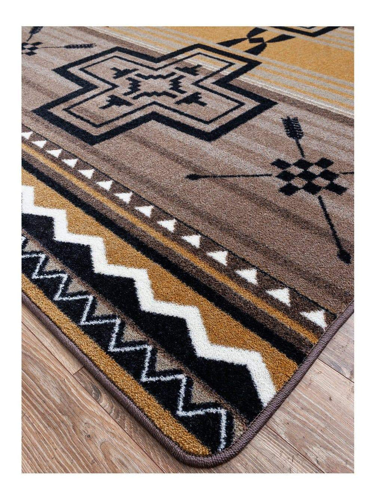 Brazos Arrows Carpet Detail - 2 Colors - Rugs made in the USA - Your Western Decor
