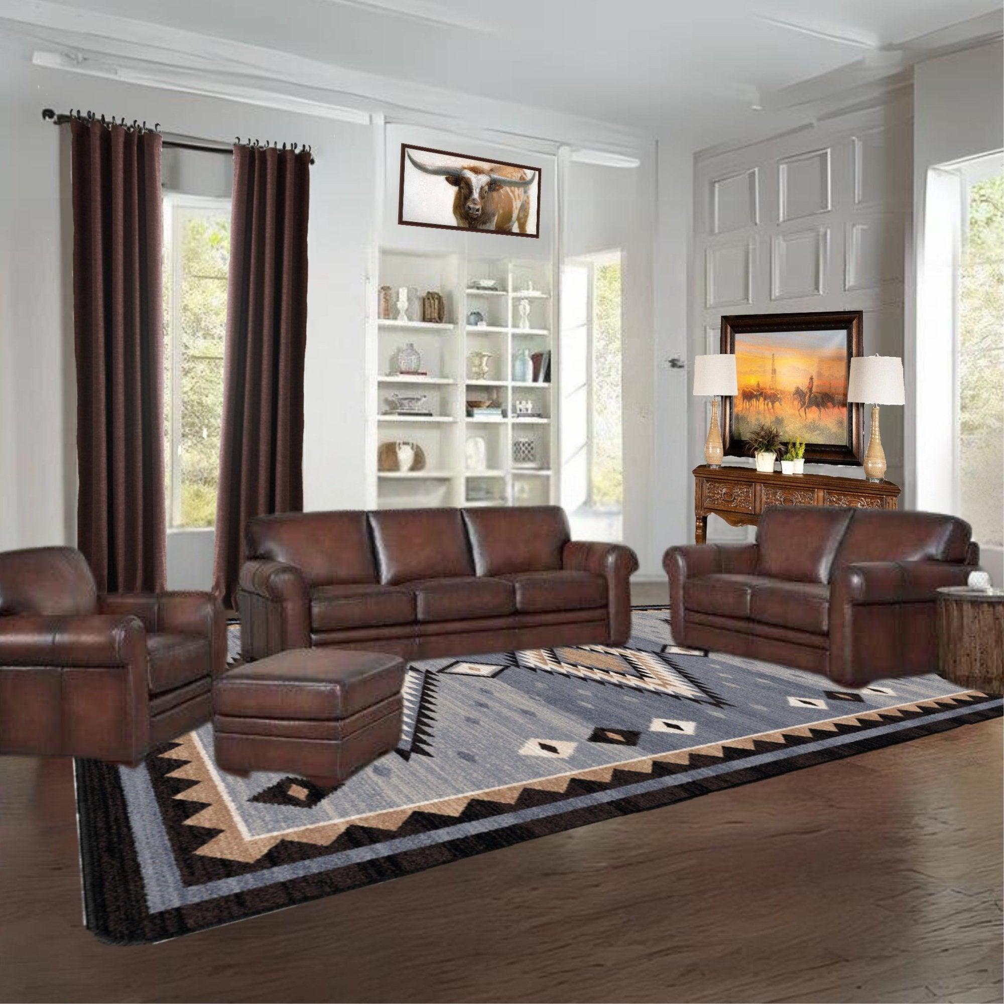 Brooks Leather Furniture Set - Your Western Decor