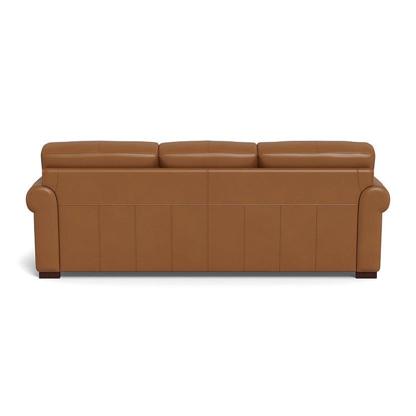 Brooks Leather Sofa - Cognac Brown - Your Western