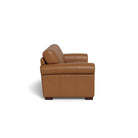 Brooks Leather Sofa - Cognac Brown - Your Western