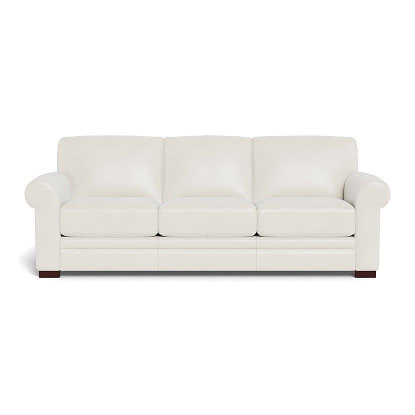 Brooks Leather Sofa - Cream White - Your Western