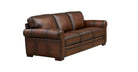 Brooks Leather Sofa - Caramel Brown - Your Western