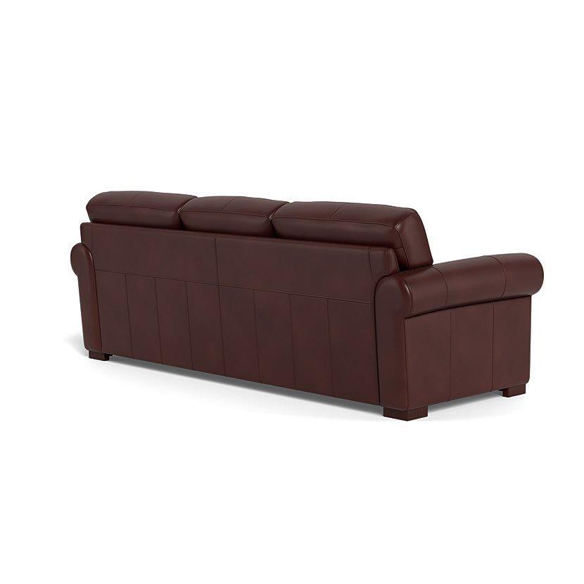 Brooks Leather Sofa - Raisin Brown - Your Western