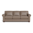 Brooks Leather Sofa - Taupe Brown - Your Western