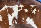 Brown and white cowhide pillow shams - Your Western Decor