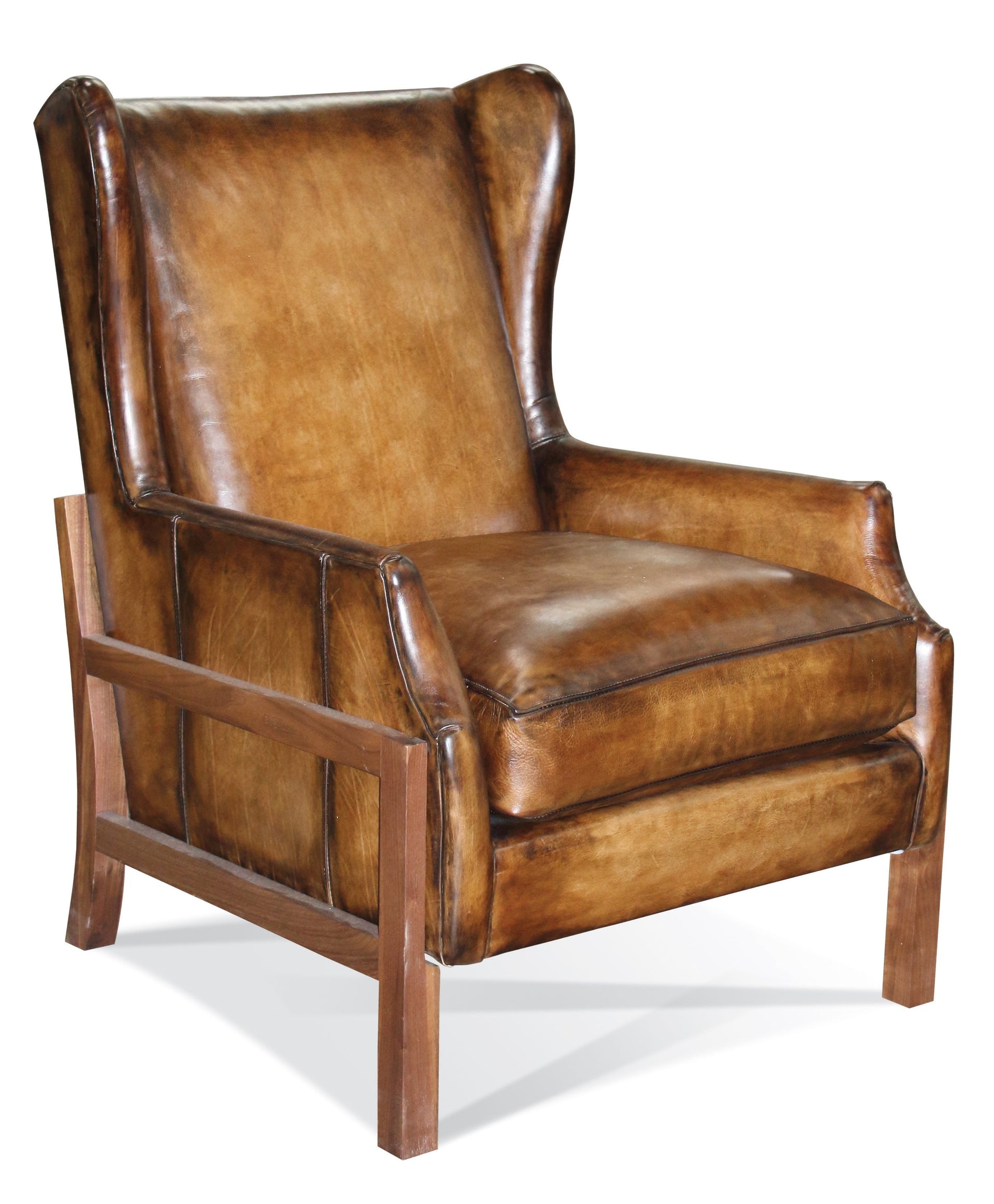 Wingback Chair Reupholster Leather Chair Diy Office Chair Cost To