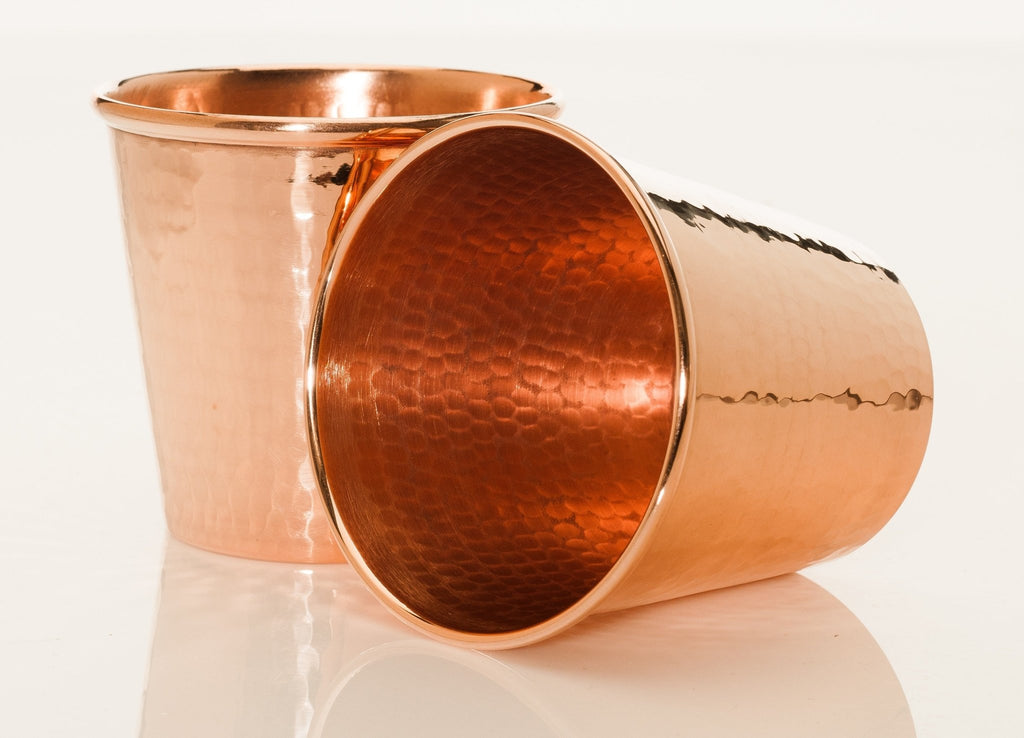 Hammered copper Ava cups - Your Western Decor