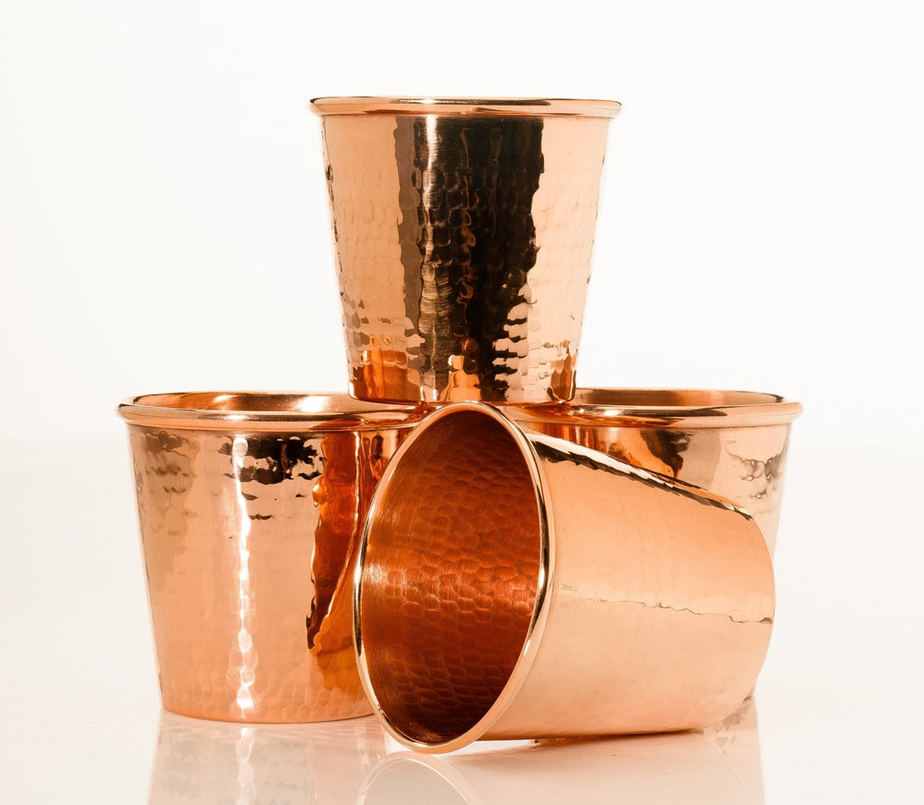 Handmade hammered copper cups. Your Western Decor