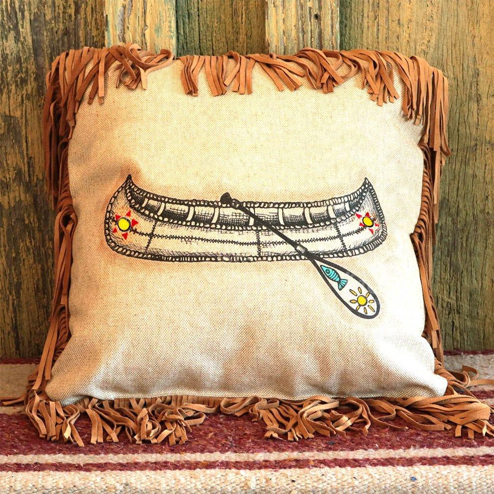 Chief Joseph Throw Pillow | Leather Throws | Your Western Decor