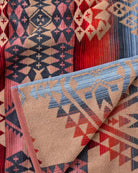 Close-up of the Pendleton Canyonlands towel highlighting the plush sheared cotton velour face and absorbent looped backing.