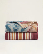 Carico Lake/Stripe Cotton Throw Pack Bandshell/Andora - Your Western Decor