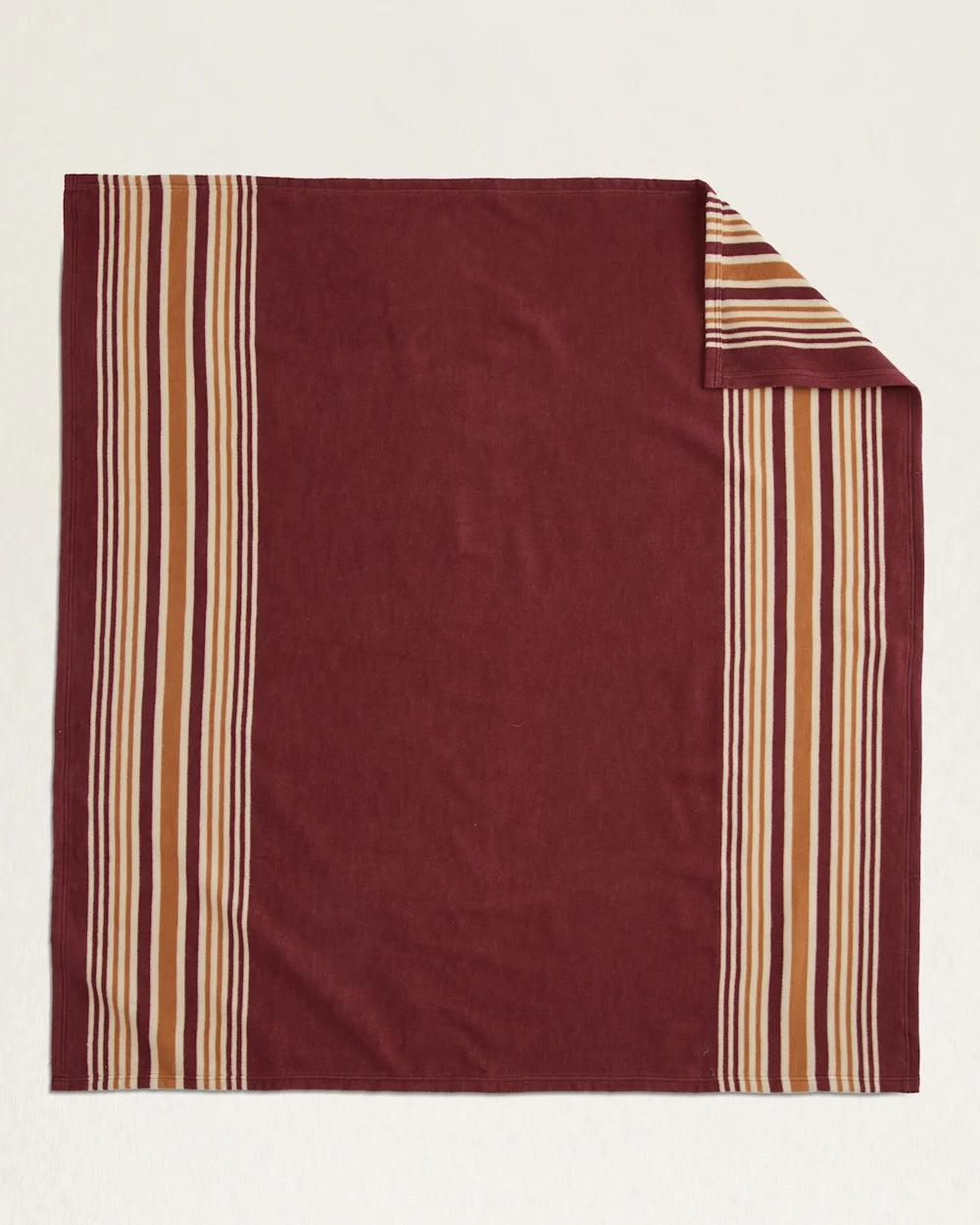 Carico Lake/Stripe Cotton Throw Pack Stripe - Your Western Decor