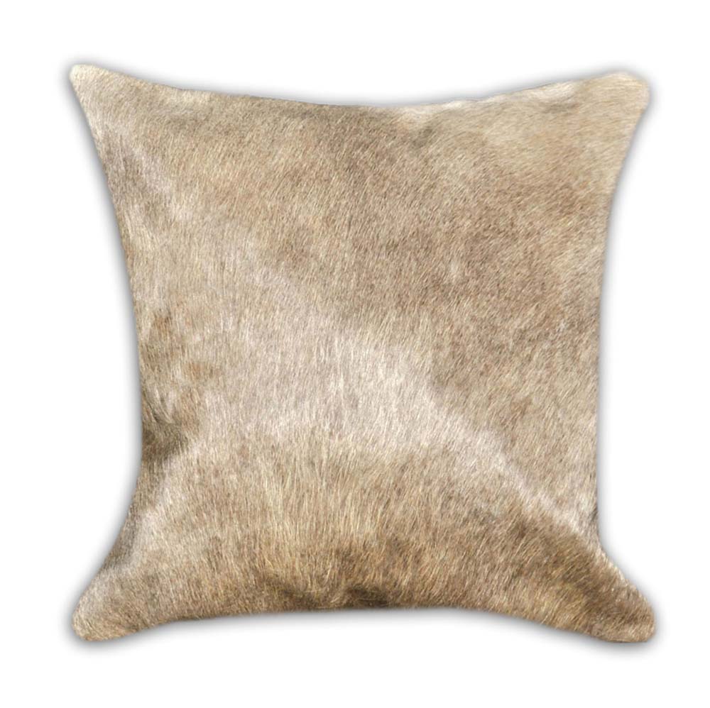 Champagne Cowhide Pillow Covers - Authentic Hair on Hide - Your Western Decor