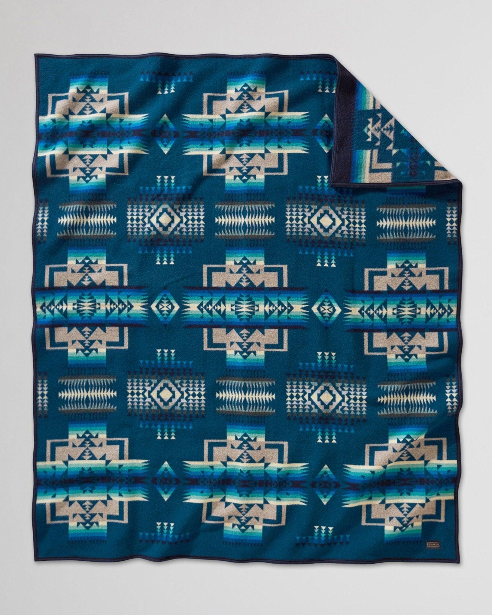 Chief Joseph Blankets aegean front - Your Western Decor