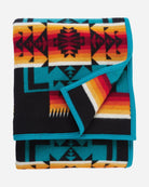 Chief Joseph Blankets black folded - Your Western Decor